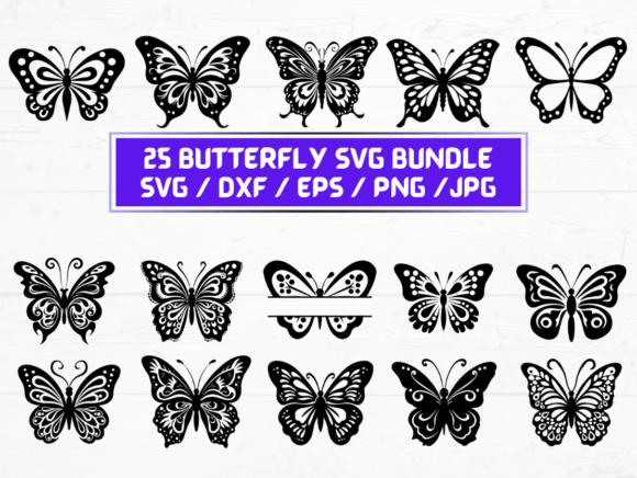 25 Butterfly SVG: Graphics for Crafts