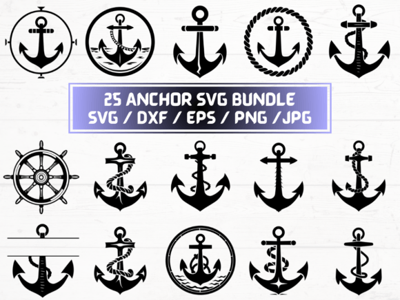 Anchor SVG: Graphics for Crafts & Creative Sellers