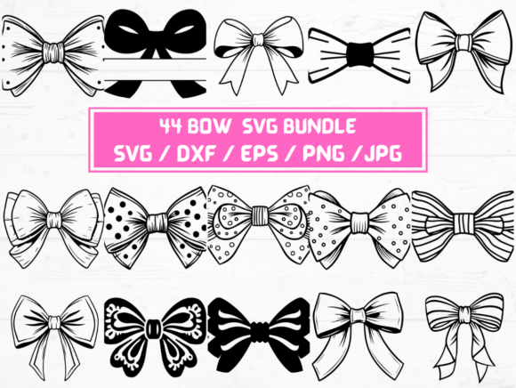 Bow SVG: Graphics for Crafts & Creative Publishing