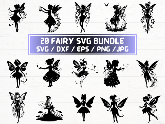 Fairy SVG: Whimsical Graphics for Crafts & Creative Projects