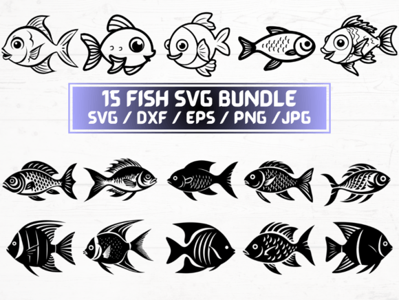 Fish SVG Files: Graphics for Crafts & Content Publishing