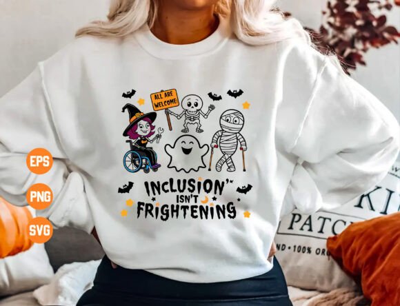 Inclusion Isn’t Frightening Halloween Graphics