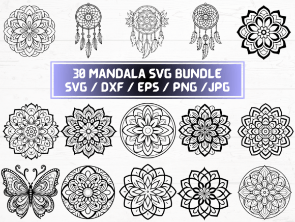 Mandala SVG: Graphics for Crafts & Creative Publishing