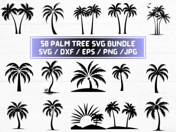 Palm Tree SVG for Crafts & Graphics