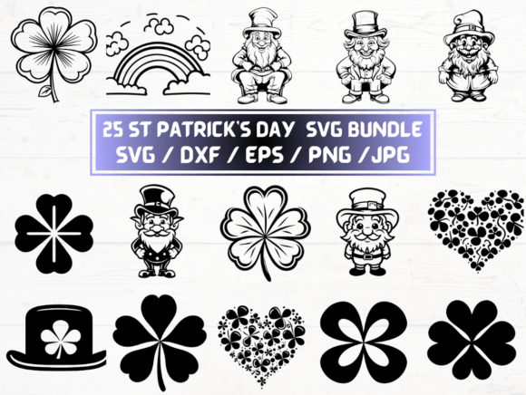 St Patrick’s Day SVG Graphics for Crafts