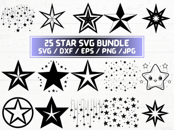 Star SVG Files: Graphics for Crafts & Local Branding